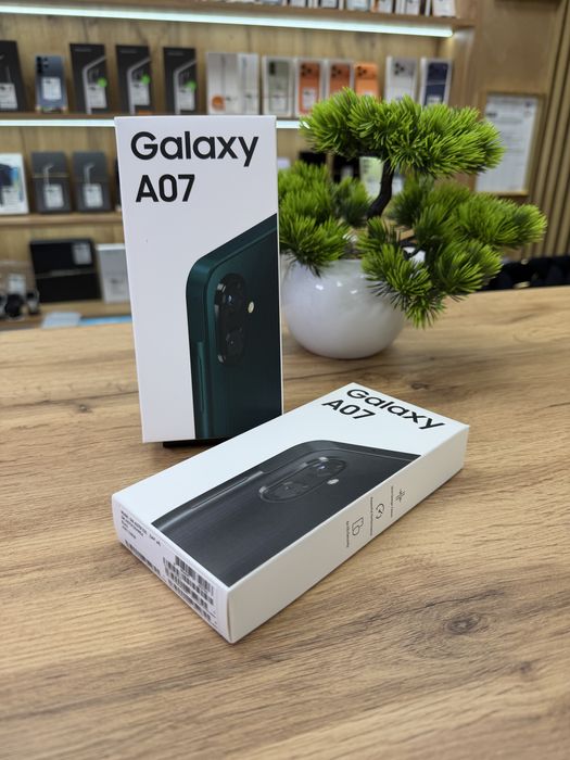 ‼️ Samsung A07 Green/Black  128Gb/6Gb ram - Nou - Sigilat - Garantie 24 luni