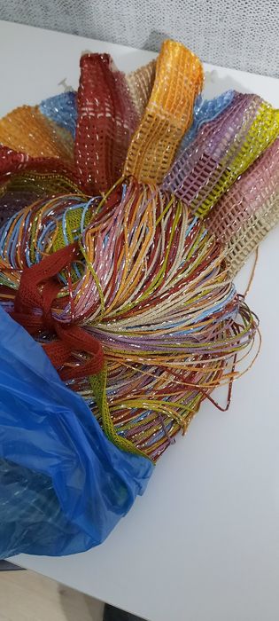 Шторы ниточные цветные