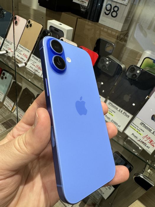 iPhone 16, 128GB, 5G, Blue impecabil