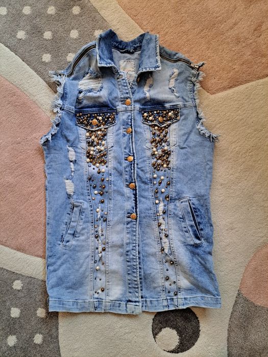 Дамски дънков елек Dishe