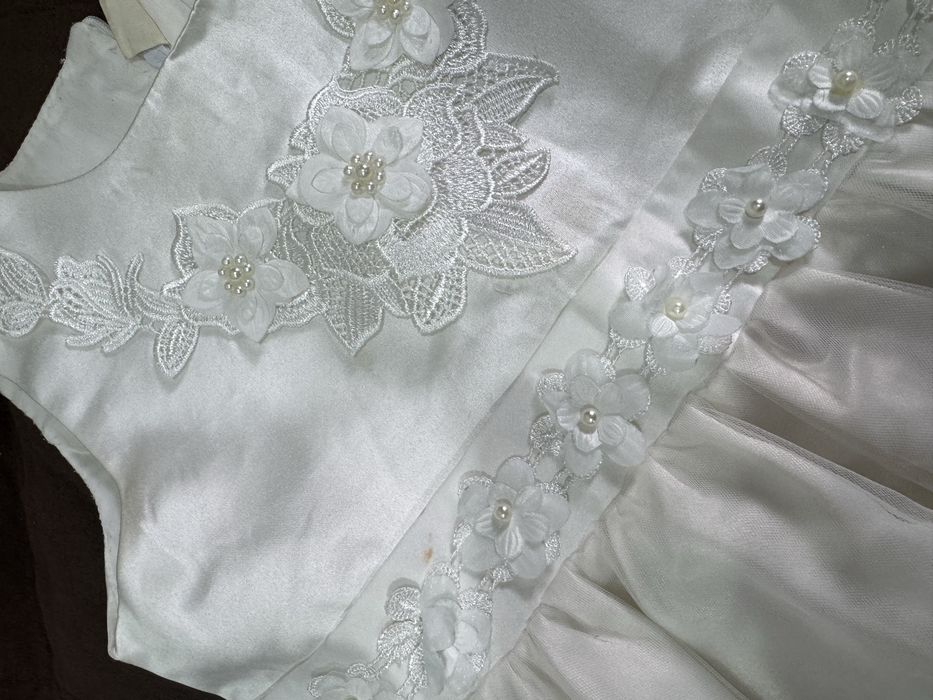 Белое платье для девочек