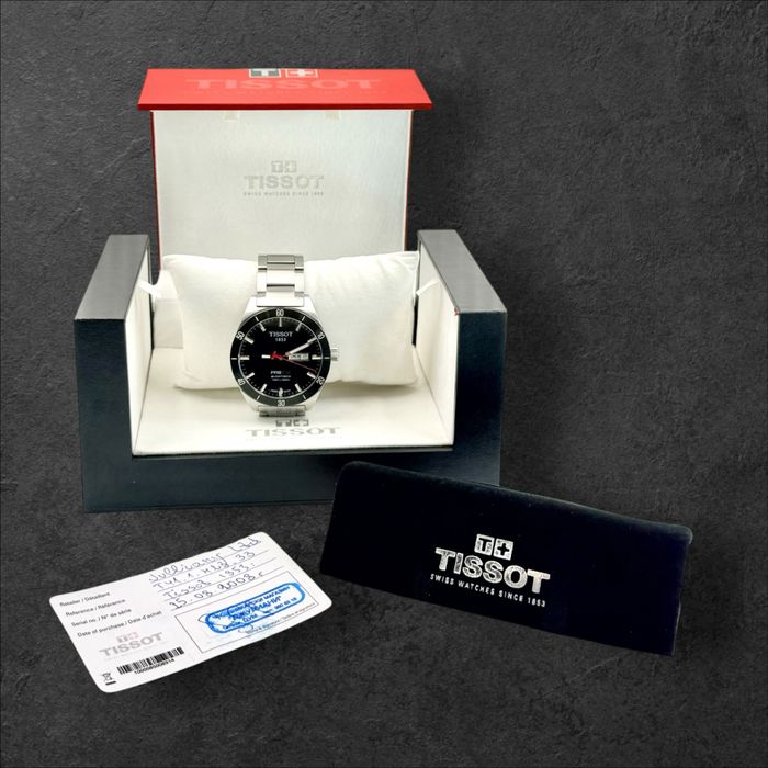 Tissot PRS 516 Automatic 42 mm  мъжки швейцарски часовник  фул комлект