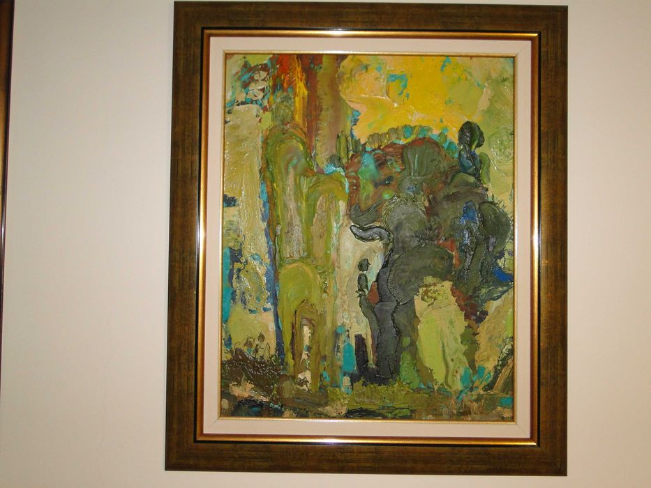 Картина на Марчо Ташакманов, маслени бои на фазер