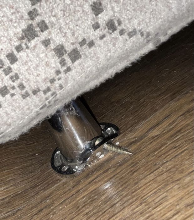 Диван угловой серый