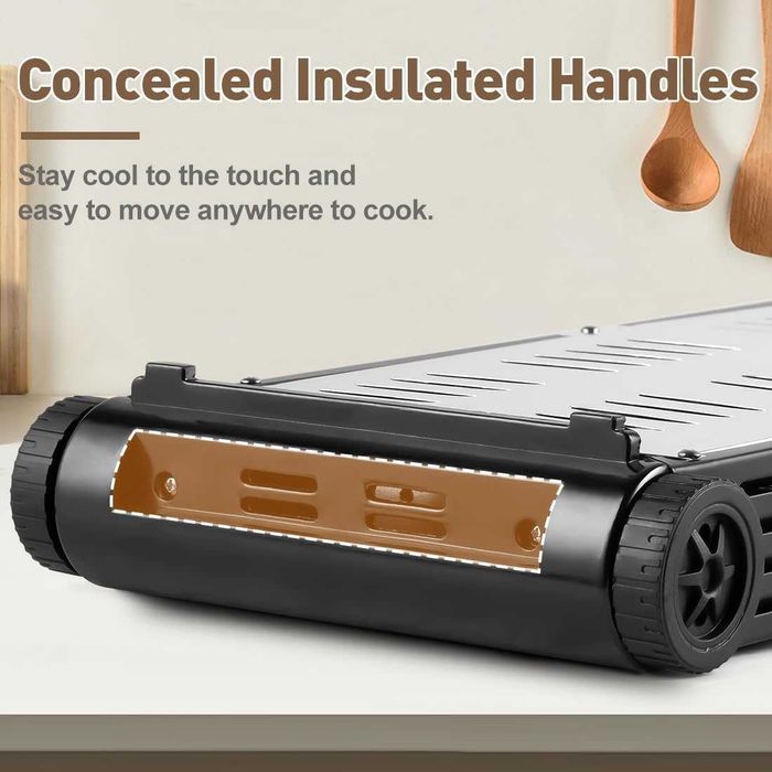 CUSIMAX двоен електрически котлон 2400 W,преносим инфрачервен плот