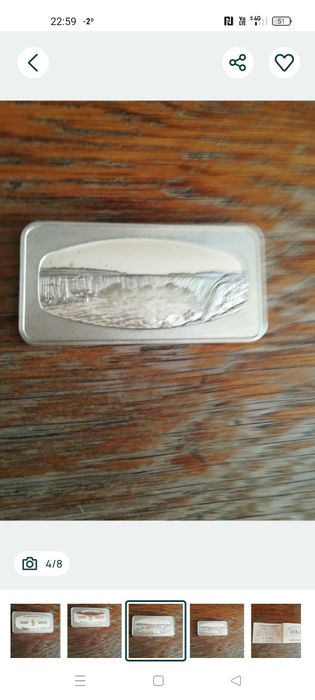 Lingou Argint cascada Niagara