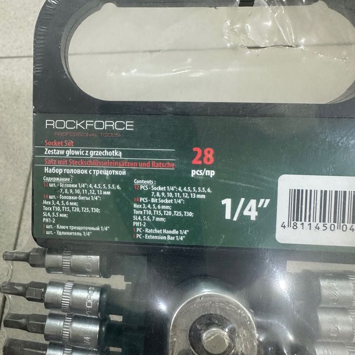 Rock Force Трещетка набор 1/4