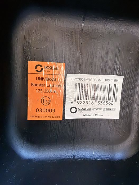 Столче за кола F100K ECE 15-36 КГ  Sparco