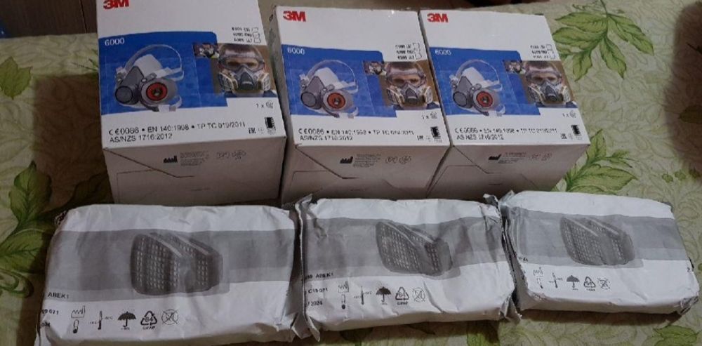 Mască de protecție 3M + accesorii full