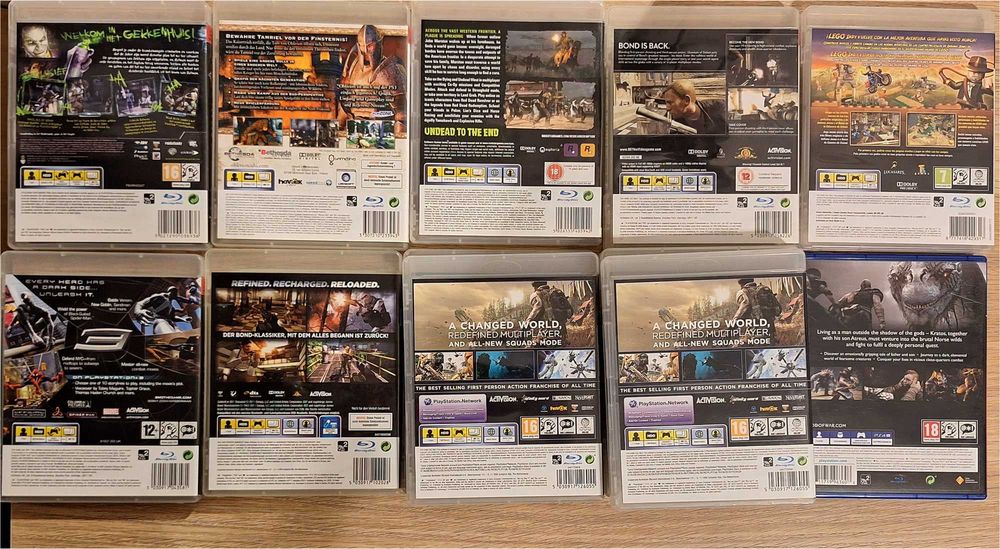 Lot Jocuri Playstation PS3 PS4 cu manual