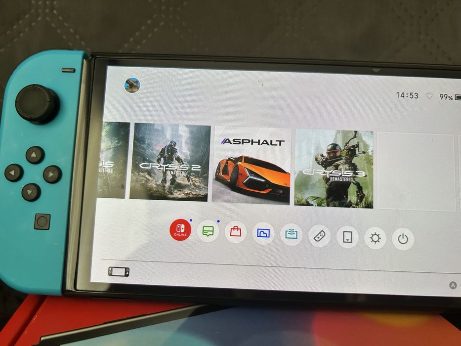Nintendo Switch Oled+SD card 256 GB+калъф