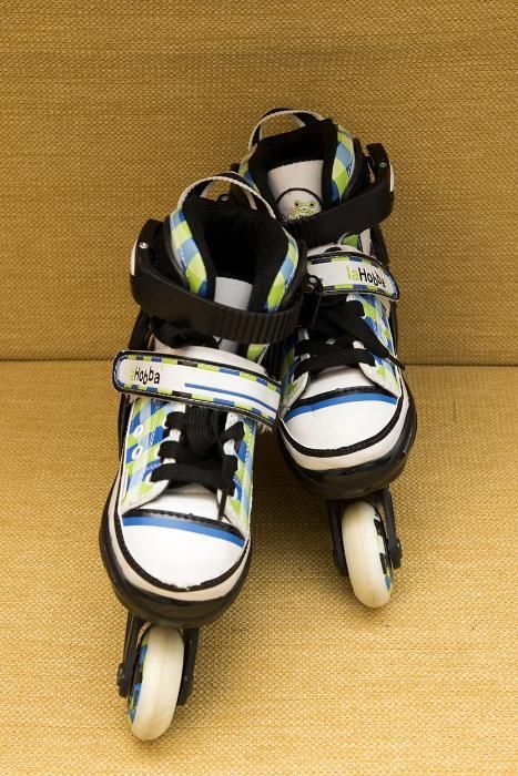 Role Hudora - verde, albastru