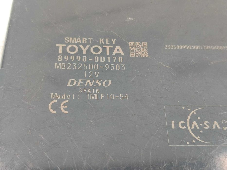 Modul smart key Toyota Yaris COD: 89990-0D170 2017 / [2012-2014] / (5G3)