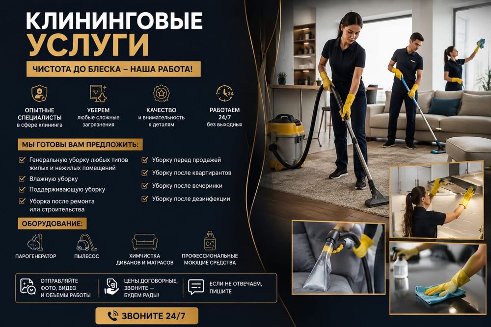 уборка алматы клининг услуги