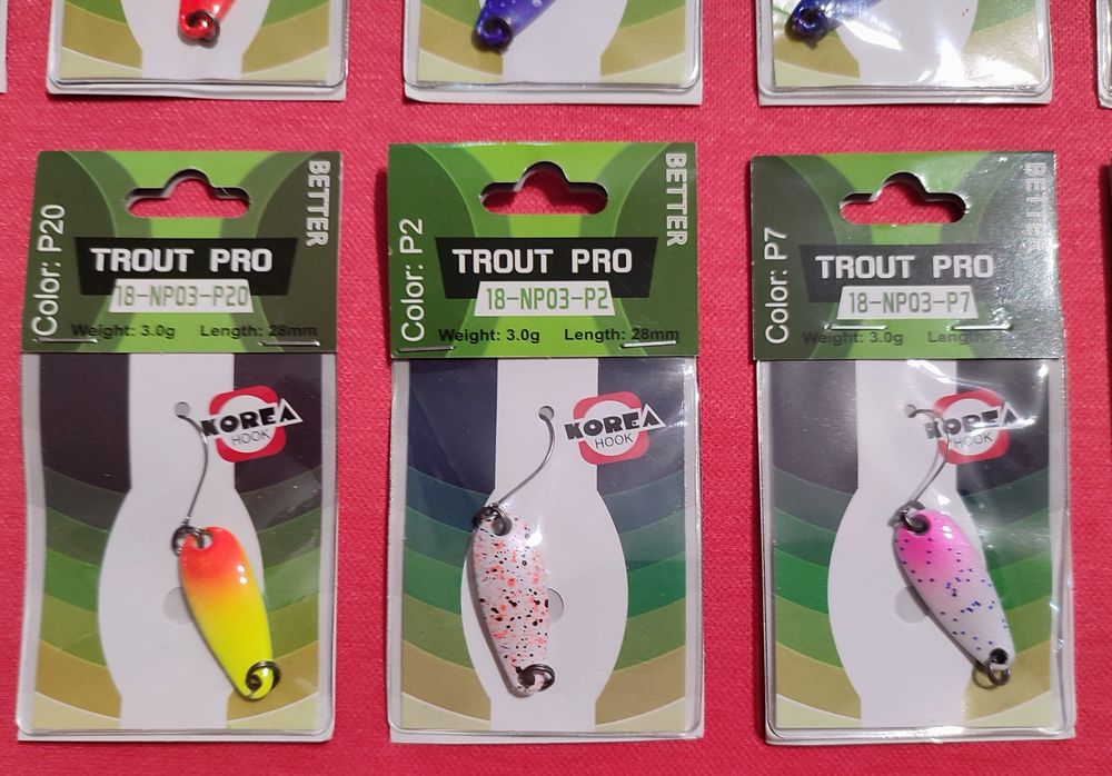 Блесны колебалки привозные