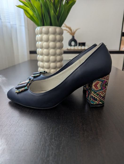 Pantofi piele naturala