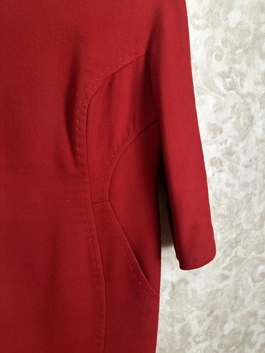 Платье футляр из шерсти