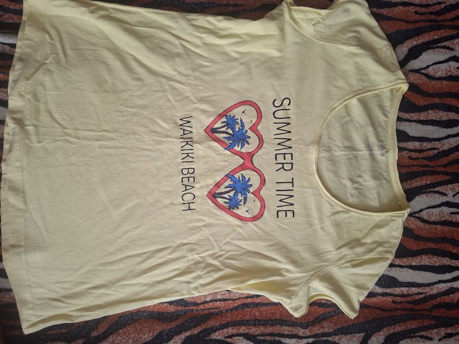 Tricou dama galben