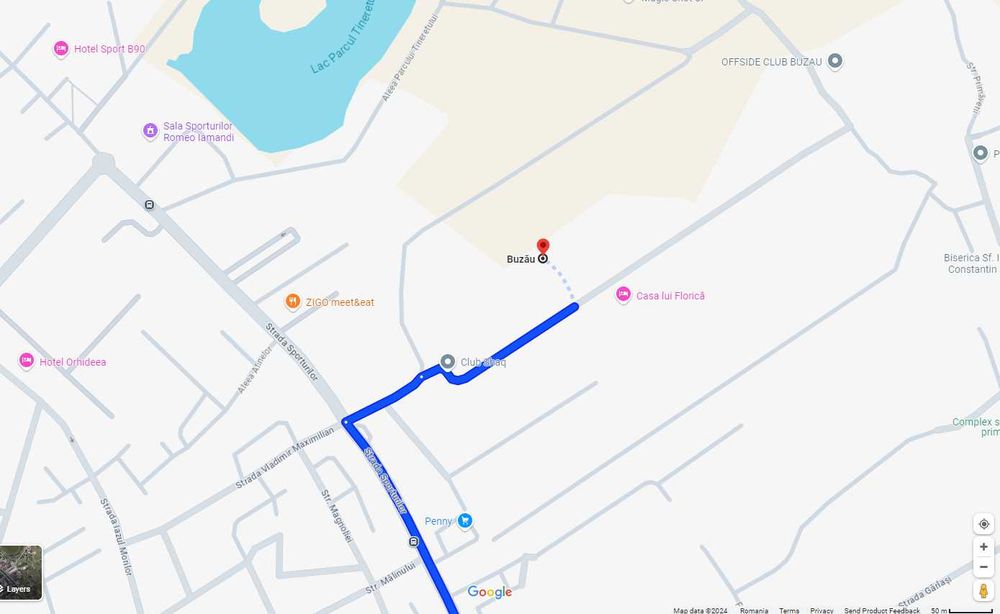 Teren langa parcul Tineretului 500mp