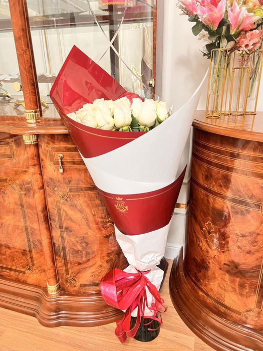 Цветы очень красивые розы 21шт