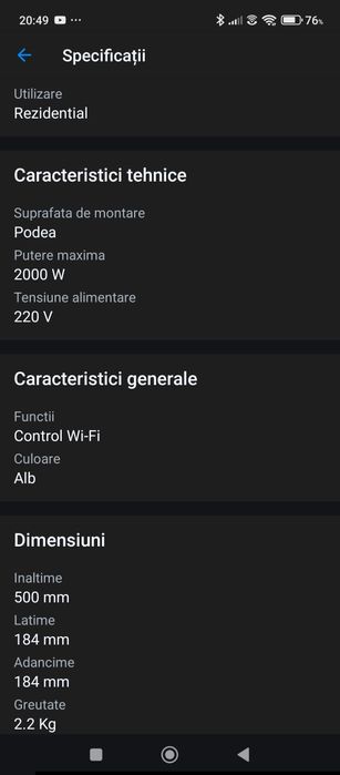 Xiaomi smart tower heater lite eu