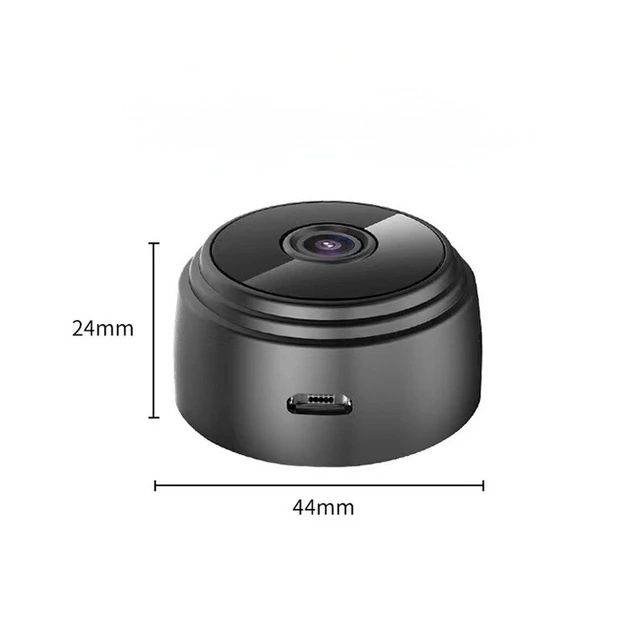 Mini cameră de supraveghere WiFi. Audio/Video.Magnetică.Bază Rotativă