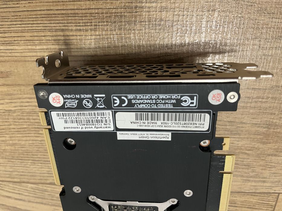 Placa Video GeForce RTX 2080 TI Pheonix GS ; 11 GB  ; DDR 6