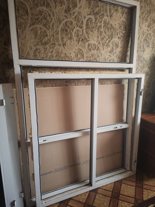 Продаются пластиковые ( алюминиевые) окна . Б/у