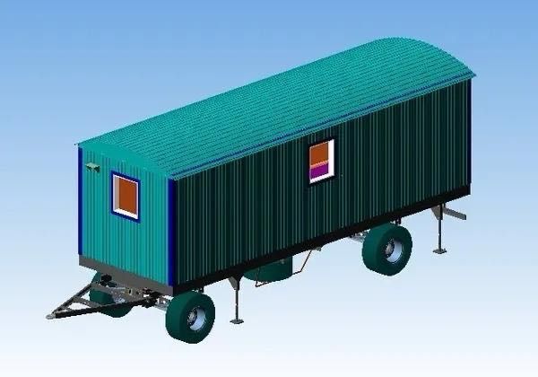 Модульный контейнер на колесиках