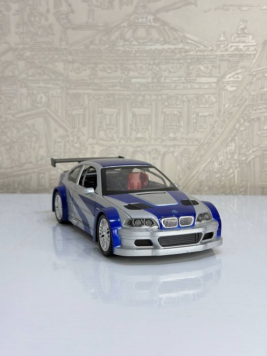 Bmw M3 GTR 1.24! Металлическая модель со светом и звуком