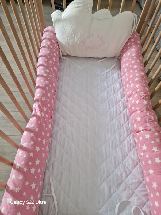 Pătuț Ikea de lemn