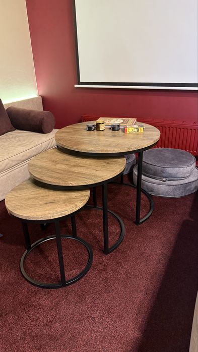 Стол журнальный из трех