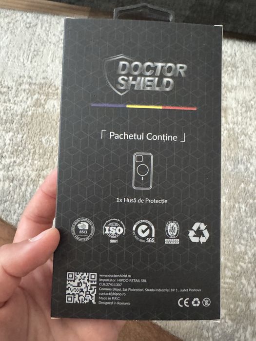 Husa silicon Dr Shield Iphone 15 Blue