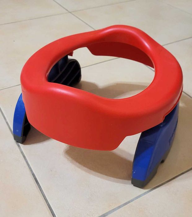 Olita portabibila Potette Plus - Rosu si albastru