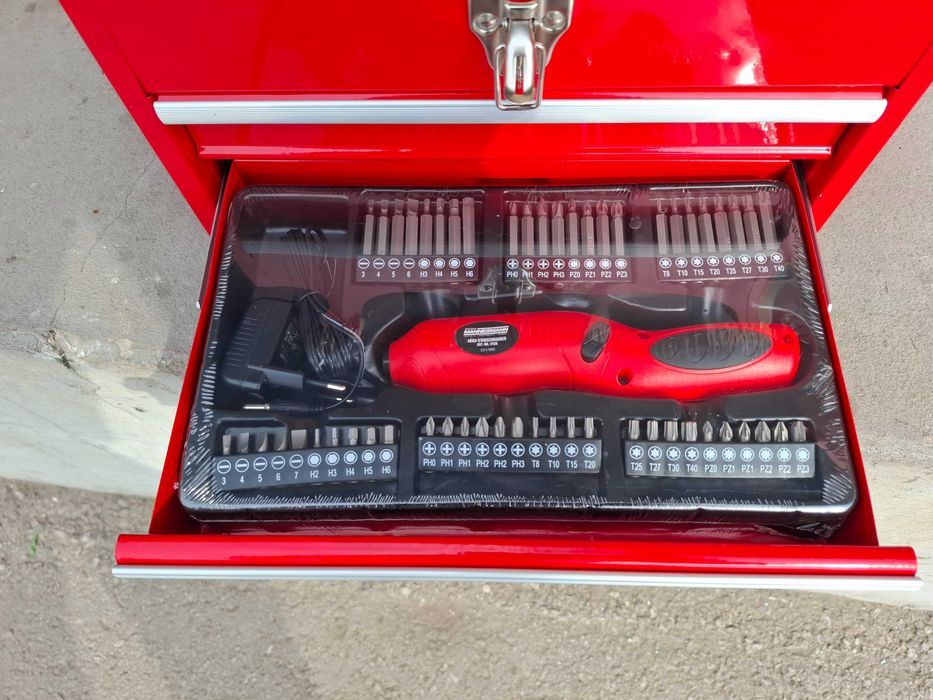 Bruder Mannesmann метална кутия с инструменти-155 части