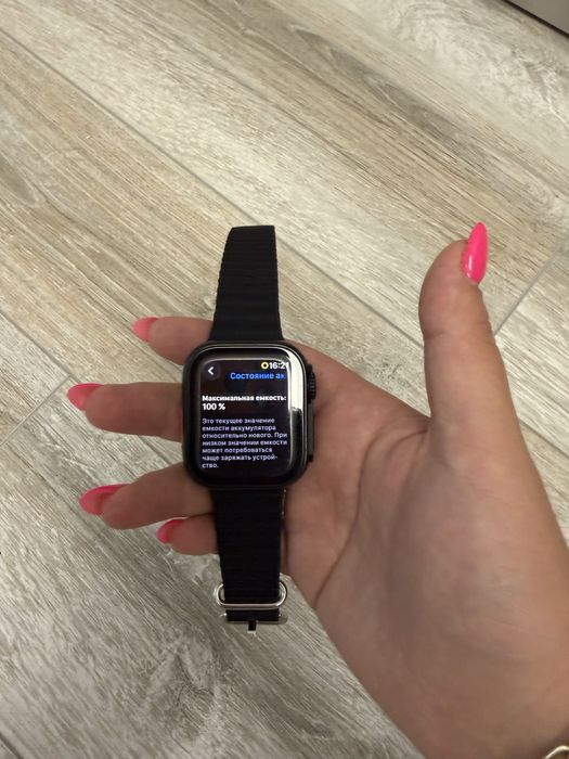 Apple watch 9 в корпус эпл вотч ультра ultra black емкокость 100% 64г