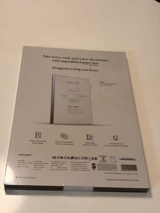 ЧИСТО НОВ  Таблет ReMarkable 2, 10.3″, E-ink, Marker