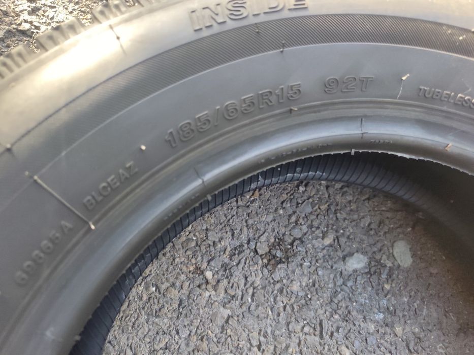 185/65/15" 4бр Bridgestone blizzak ice, dot1721,6-7mm