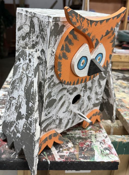 Скворечник - сова