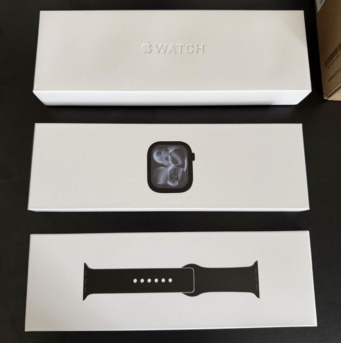 Apple watch 11 46 mm negru aluminiu black