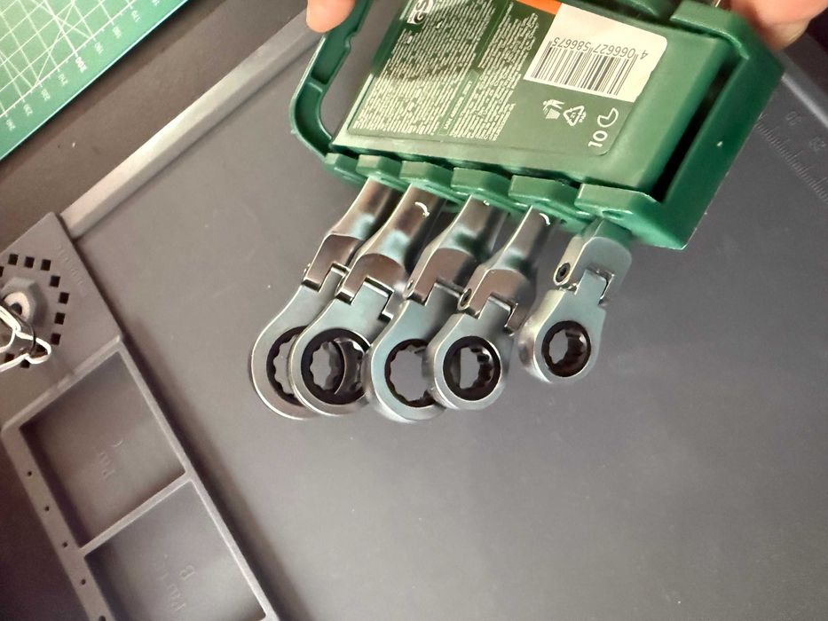 Set Chei cu Clichet Parkside, 10 Bucăți, 8, 10, 13, 14, 17 mm