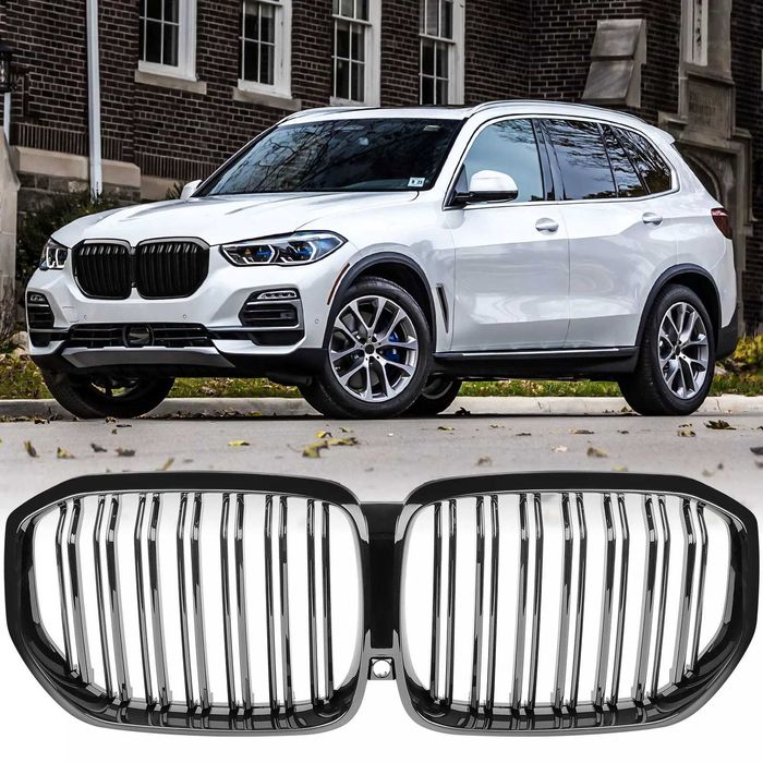 Двойни Решетки M Бъбреци за BMW X5 G05 БМВ Черен Гланц