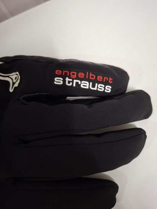 Зимни кожени ръкавици Strauss като нови