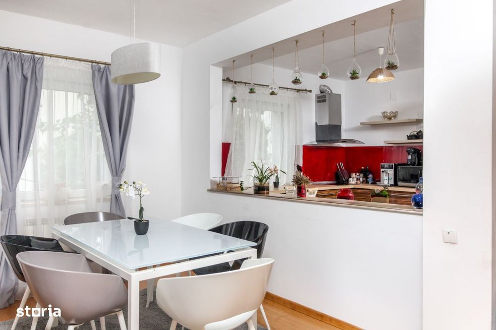 Casa finisata tip duplex, GARAJ, 3 dormitoare, 2 bai, str. Campului