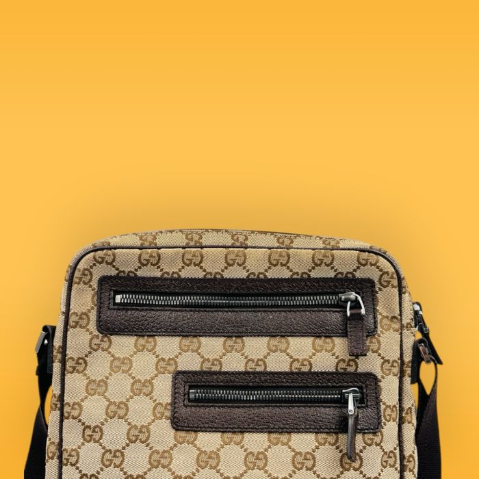 Gucci GG Canvas Shoulder Bag мъжка чанта за през рамо