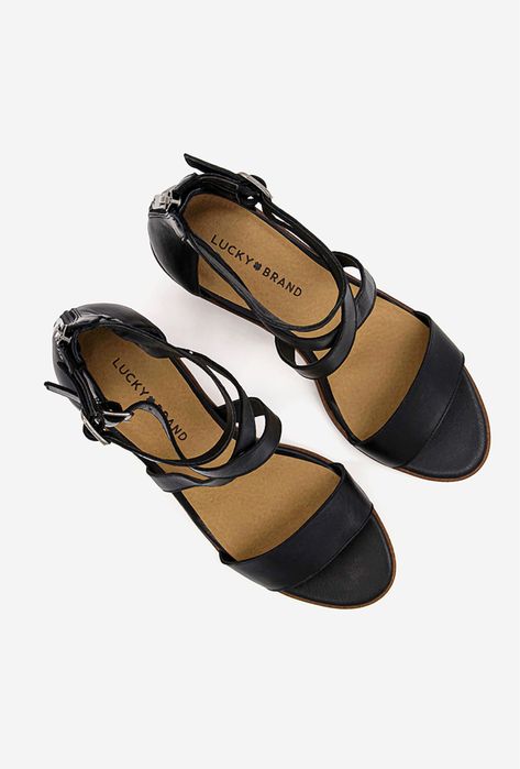 Кожаные босоножки Lucky Brand USA