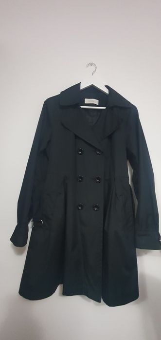 Vand trench dama, negru primavara- toamna