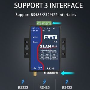 ZLAN9700 Индустриален безжичен комуникационен модул LORA Serial Servic