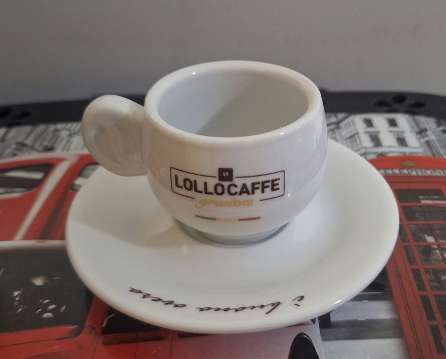 Италиански Комплект чаша с чинийка за кафе LOLLOCAFFE granbar