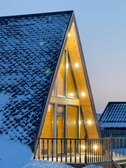 Строительство дома , А- Фрейм , Barn